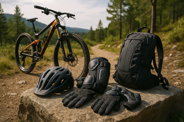 Den bästa utrustningen för mountainbike – cykel, hjälm och skydd i terräng